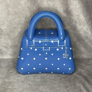 Temp-tations blue Polka Dot Purse Handbag Cookie Jar Fashionista